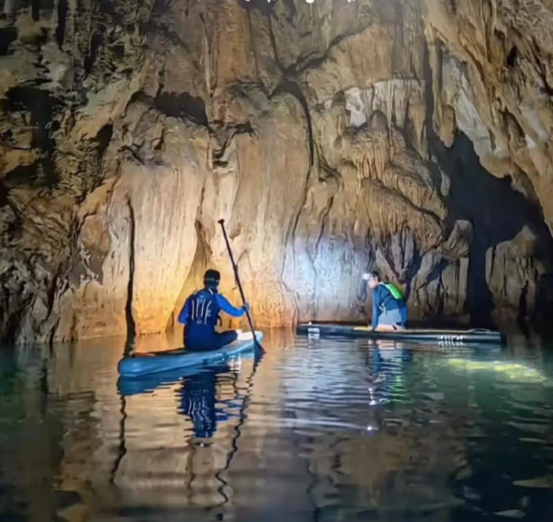 Recovery & China Experience 43 Karst Cave Paddleboarding